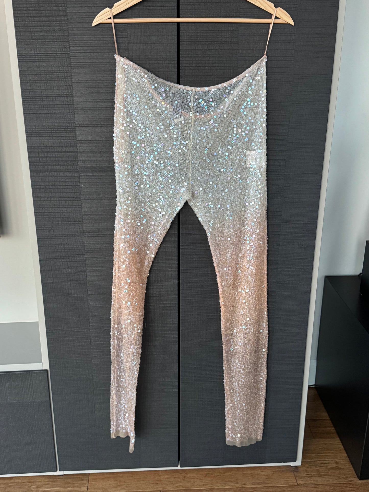 Stella McCartney 2008 Sheer Sequin Pants