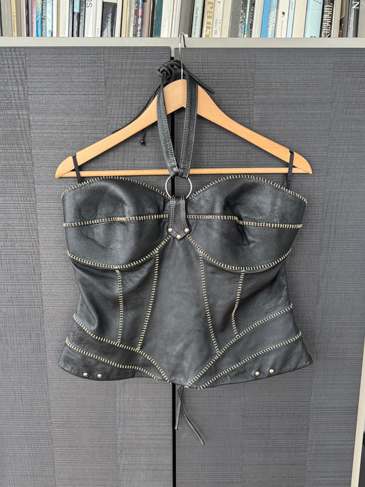 Harley-Davidson Leather Corset Top