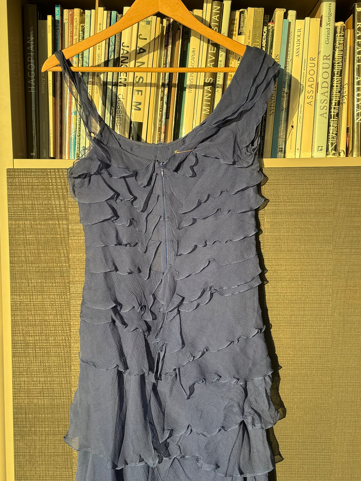 Moschino Silk Ruffle Gown