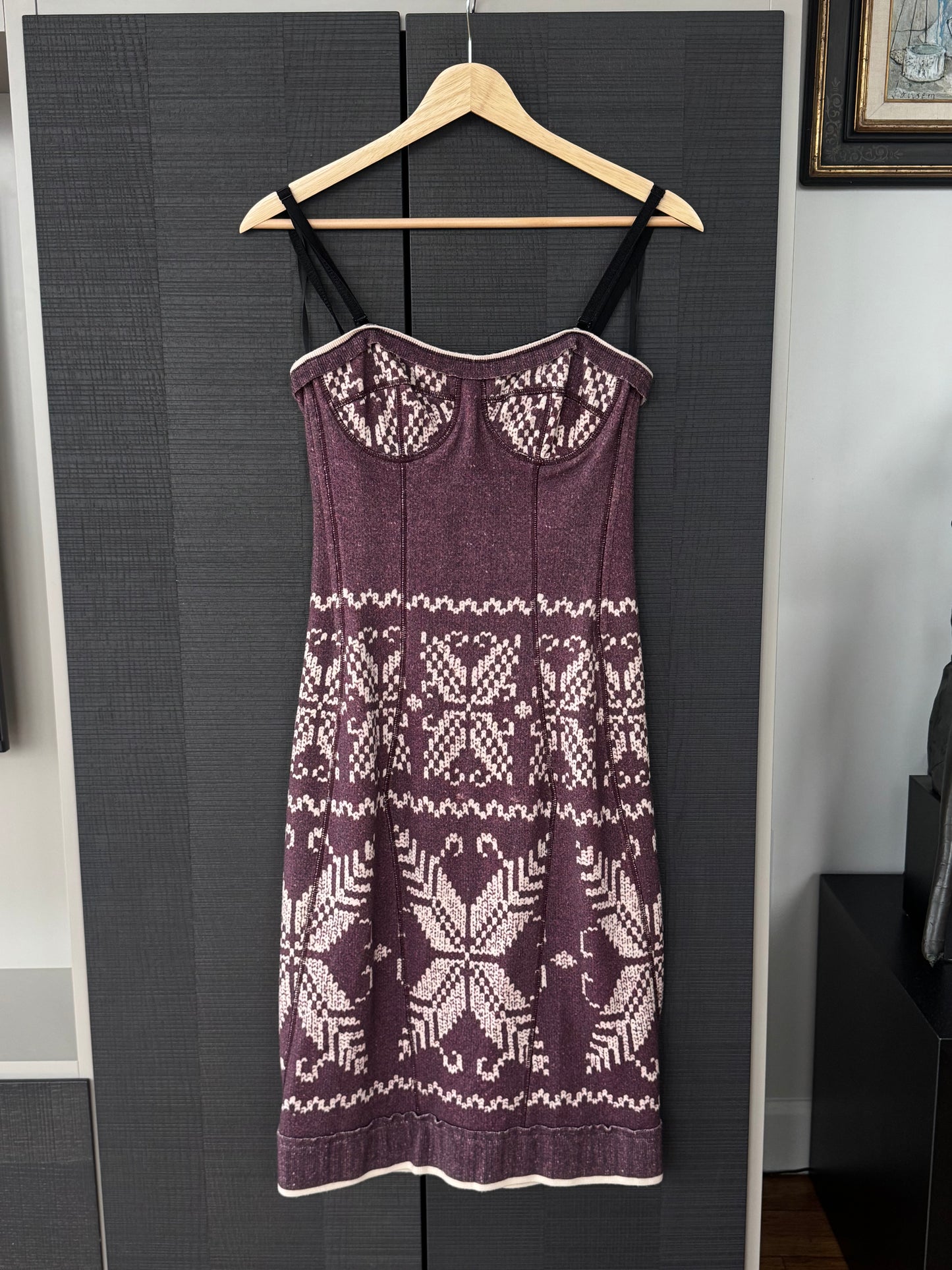 Vintage Dolce & Gabbana Knit Bustier Dress