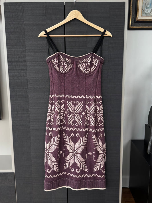 Vintage Dolce & Gabbana Knit Bustier Dress