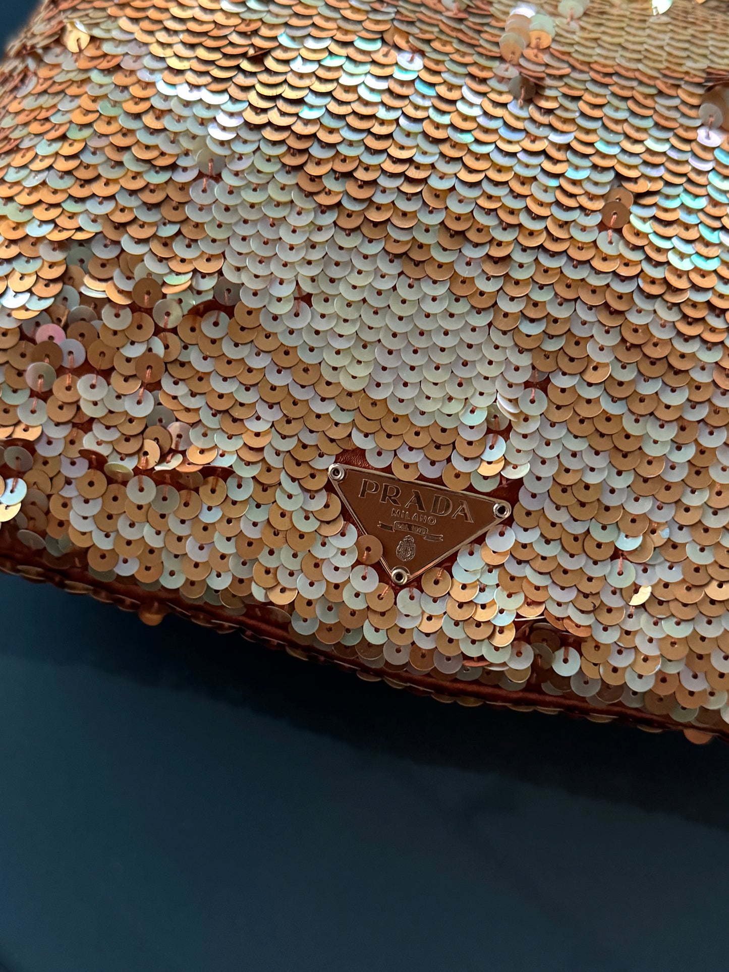 Early 2000s Prada Sequin Shoulder Bag