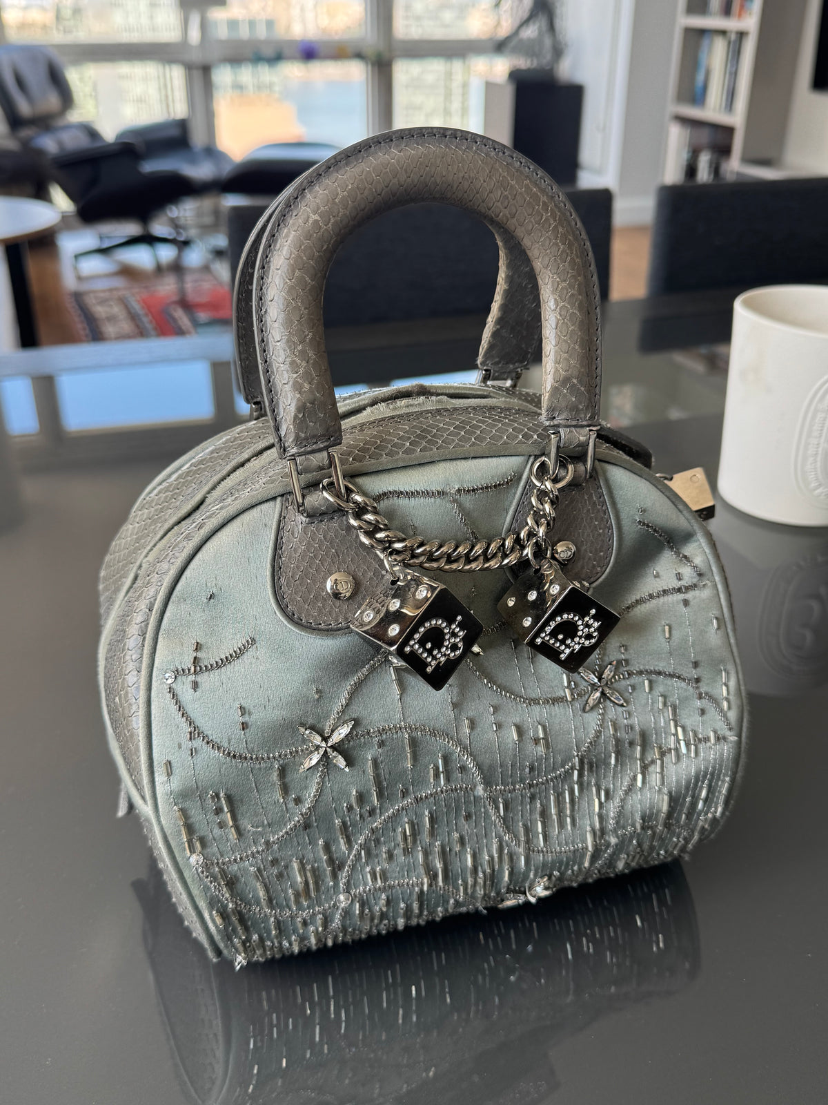 Christian Dior 2004 Gambler Bowler Bag