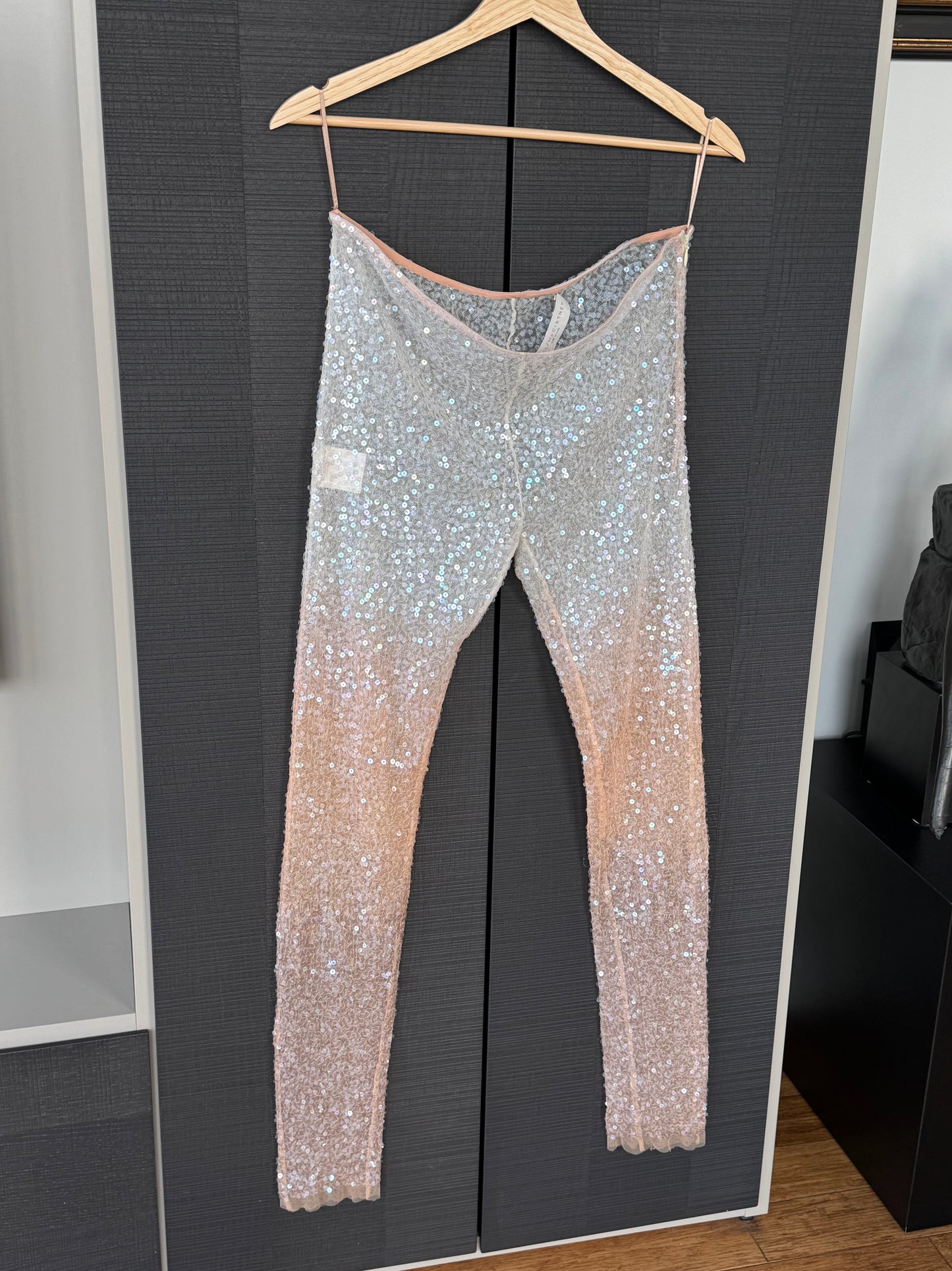 Stella McCartney 2008 Sheer Sequin Pants