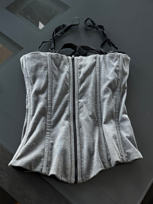 Vintage Dolce & Gabbana “Los Angeles” Graphic Corset Top