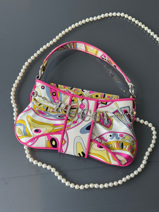Vintage Emilio Pucci Silk Charm Bag