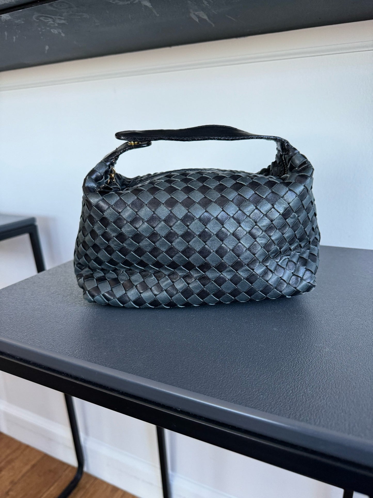 Bottega Veneta Leather Snap purse