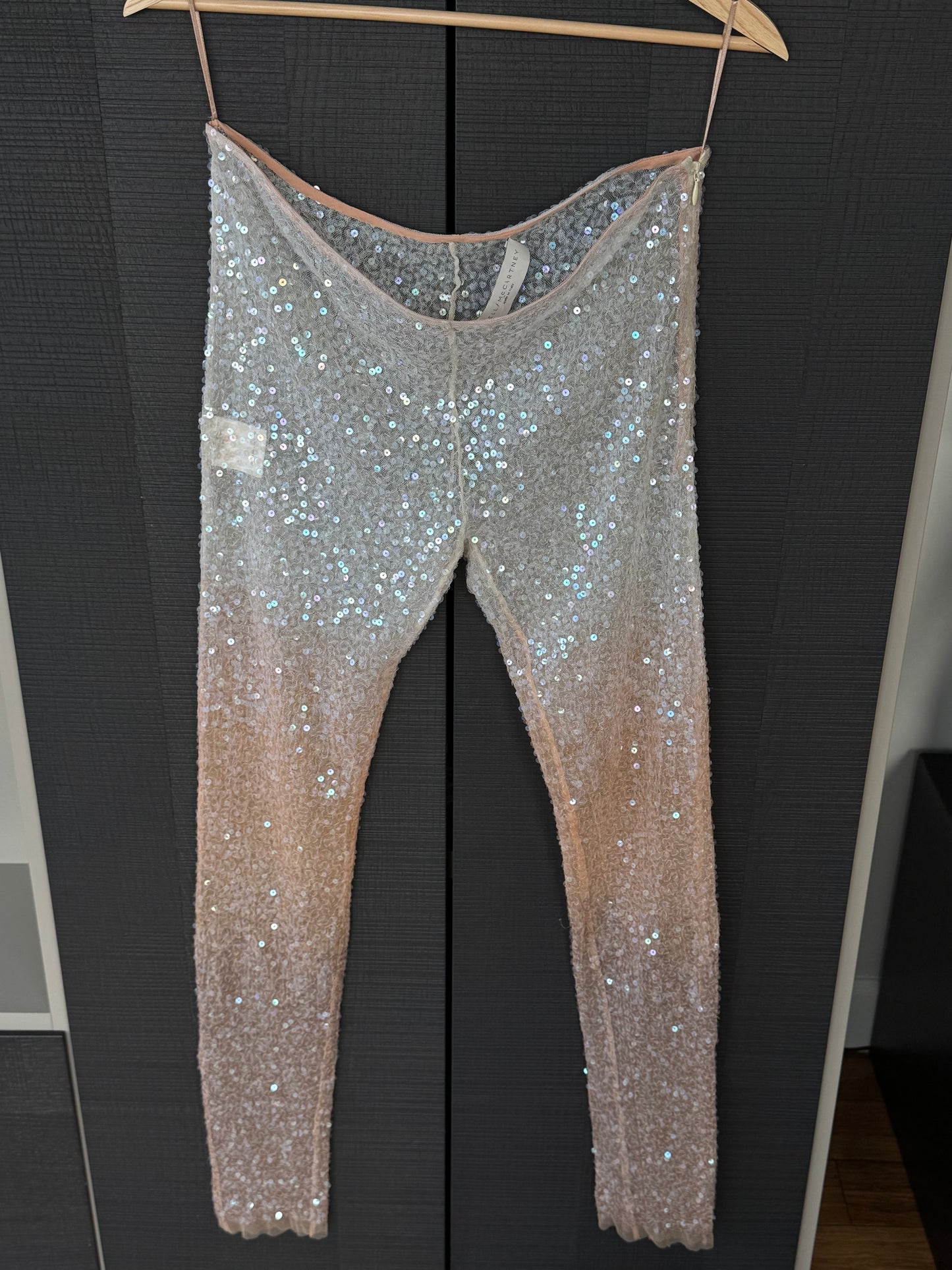 Stella McCartney 2008 Sheer Sequin Pants