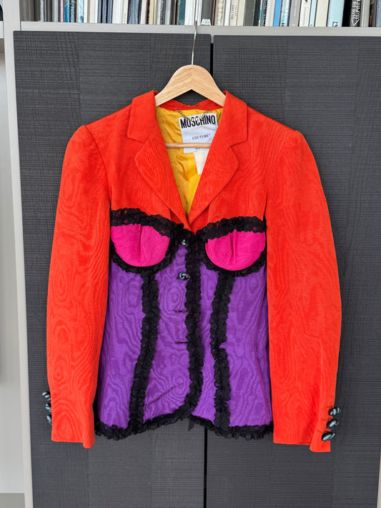 Moschino Couture 1990s Blazer Corset