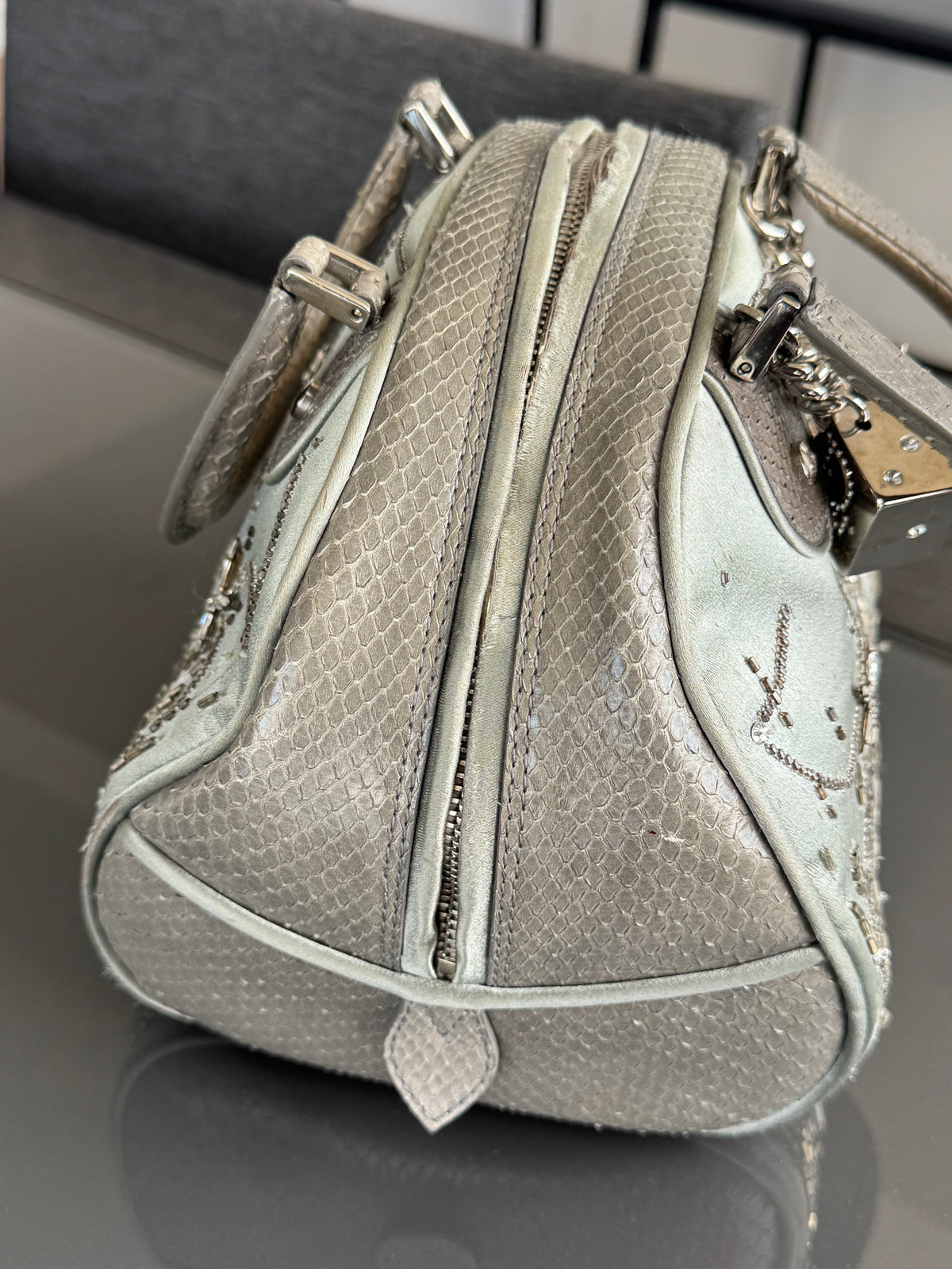 Christian Dior 2004 Gambler Bowler Bag