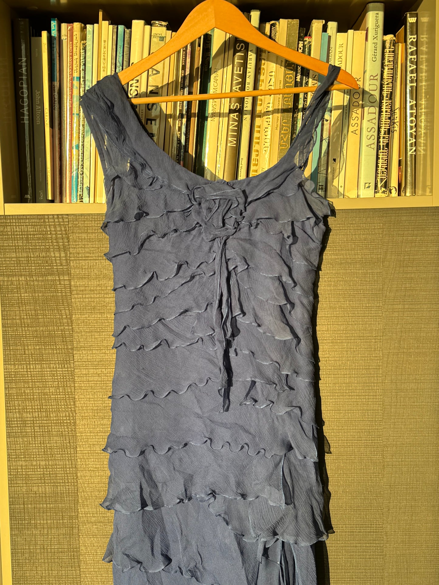 Moschino Silk Ruffle Gown