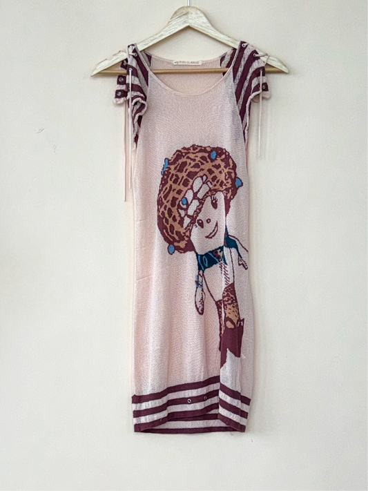 Hysteric Glamour Graphic Knit Mini Dress