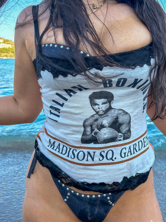 Dolce & Gabbana Vintage Muhammad Ali Lace Tank