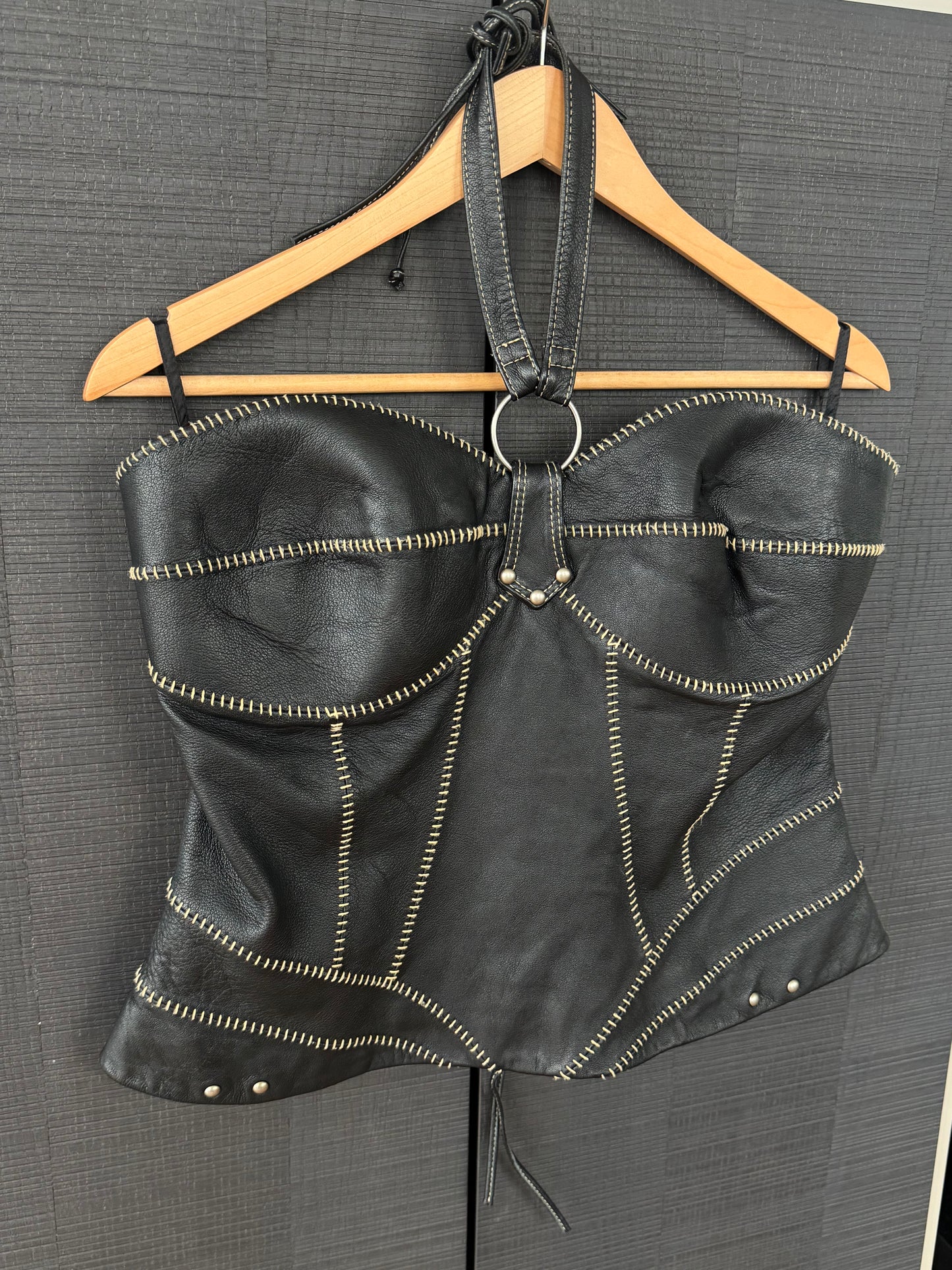 Harley-Davidson Leather Corset Top