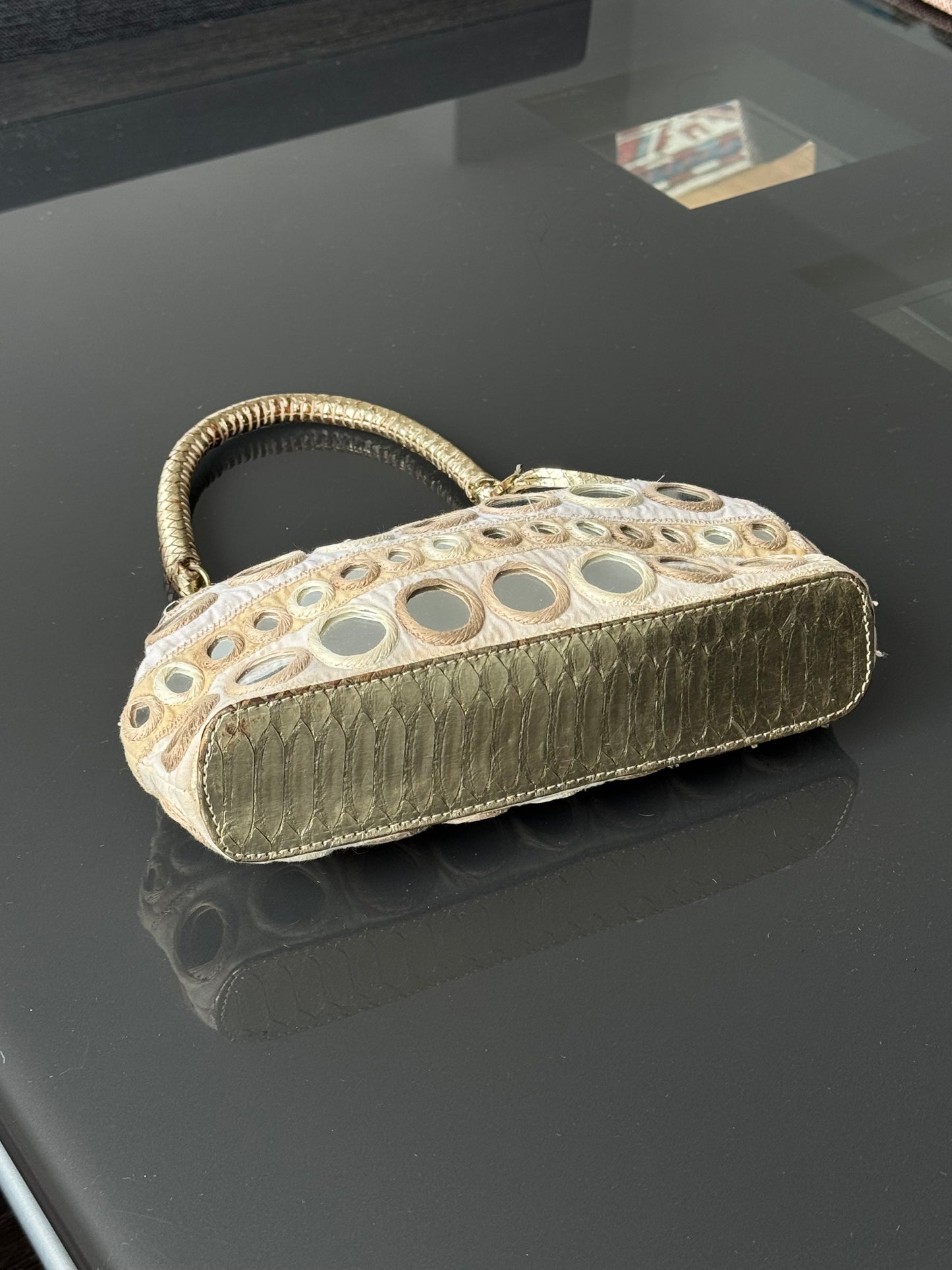 Blumarine Vintage Limited Edition Mirrored Bag