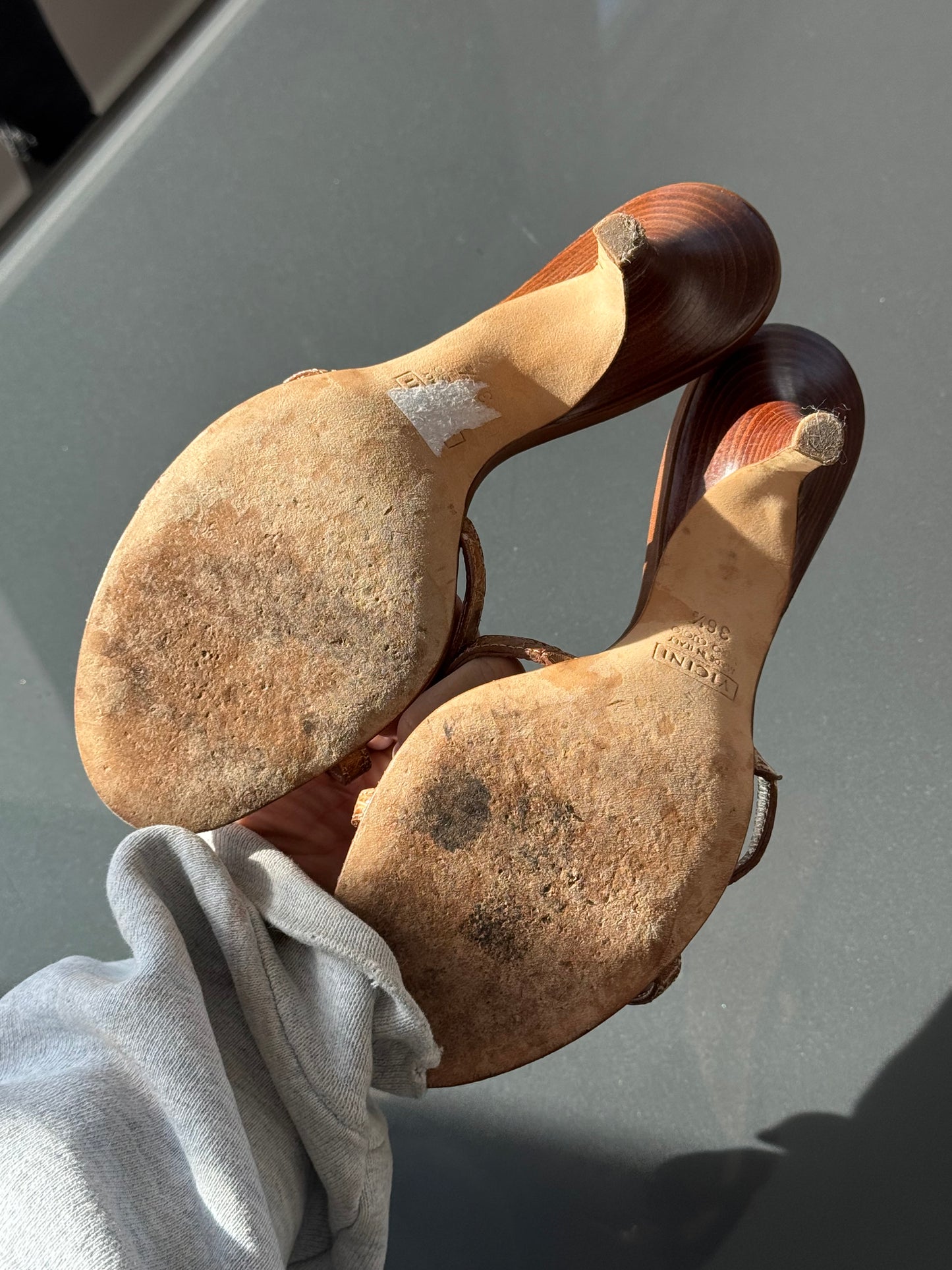 Giuseppe Zanotti Swarovski Turtle Kitten Heels 36.5