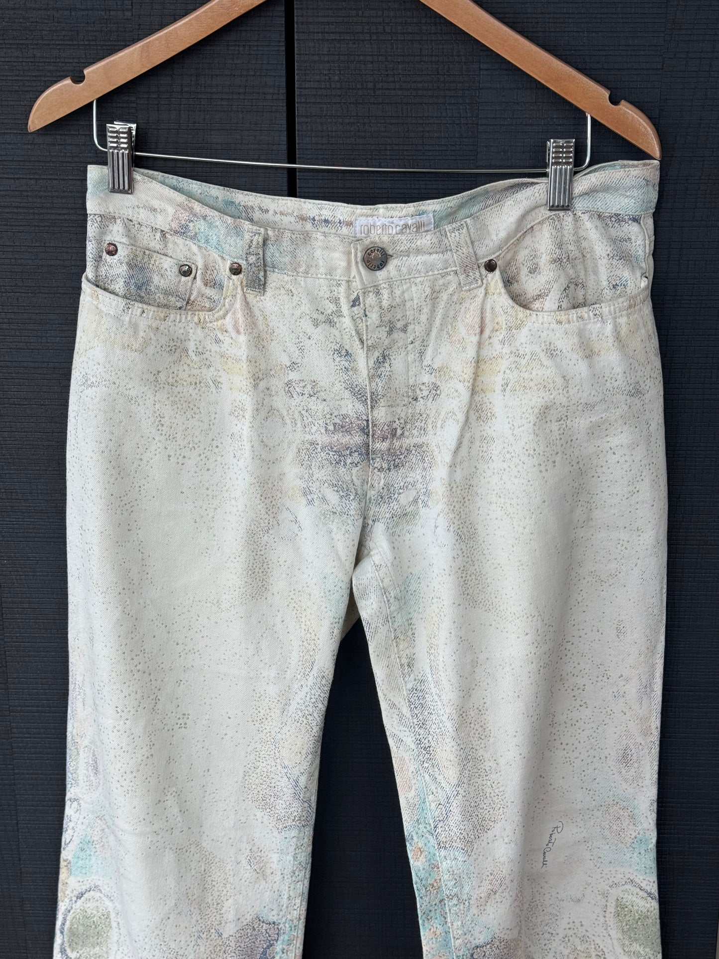 Vintage Roberto Cavalli Psychedelic Denim
