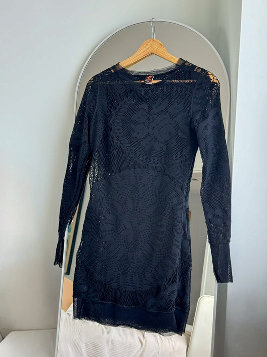 JPG Soleil Mesh Cutout Dress