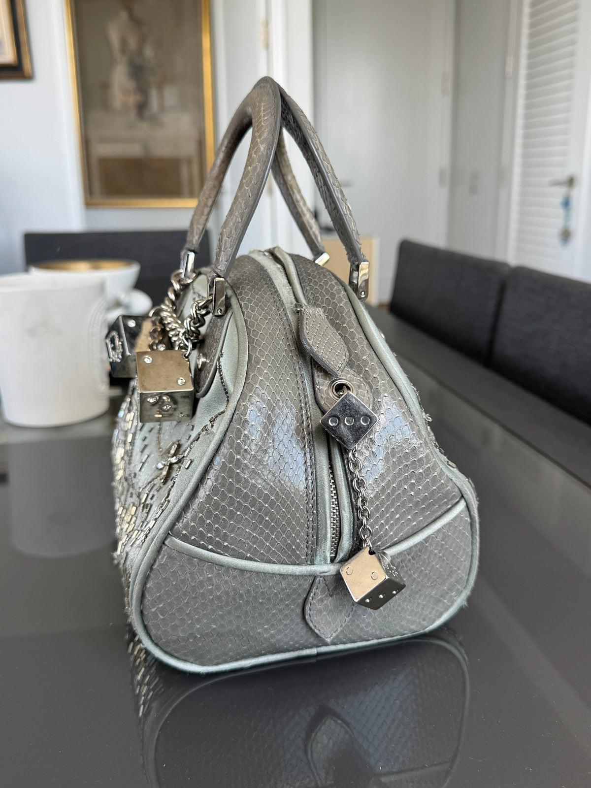 Christian Dior 2004 Gambler Bowler Bag