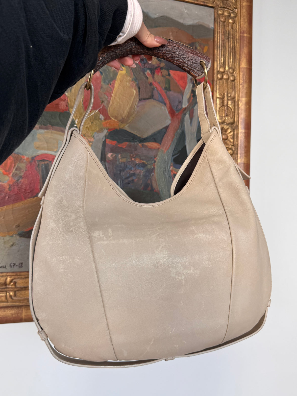 Yves Saint Laurent Rive Gauche by Tom Ford Mombasa Bag with Crown Plaque