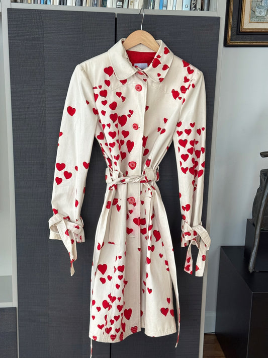 Moschino Cheap & Chic Spring/Summer 2004 Heart Print Trench