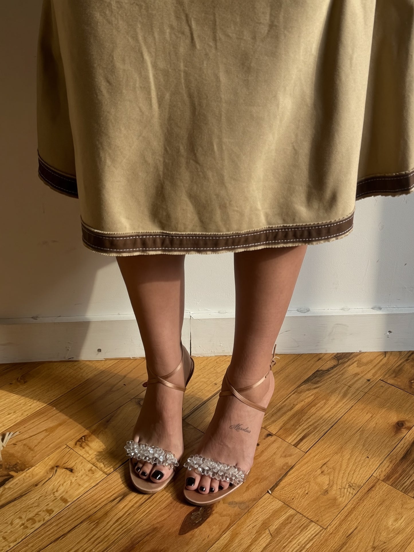 Gucci by Tom Ford Era Swarovski Crystal Heels 7.5