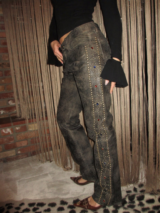 Ralph Lauren RRL F/W 2008 Studded Leather Pants