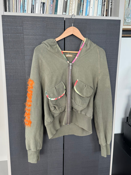 John Galliano Vintage Zip-Up Hoodie