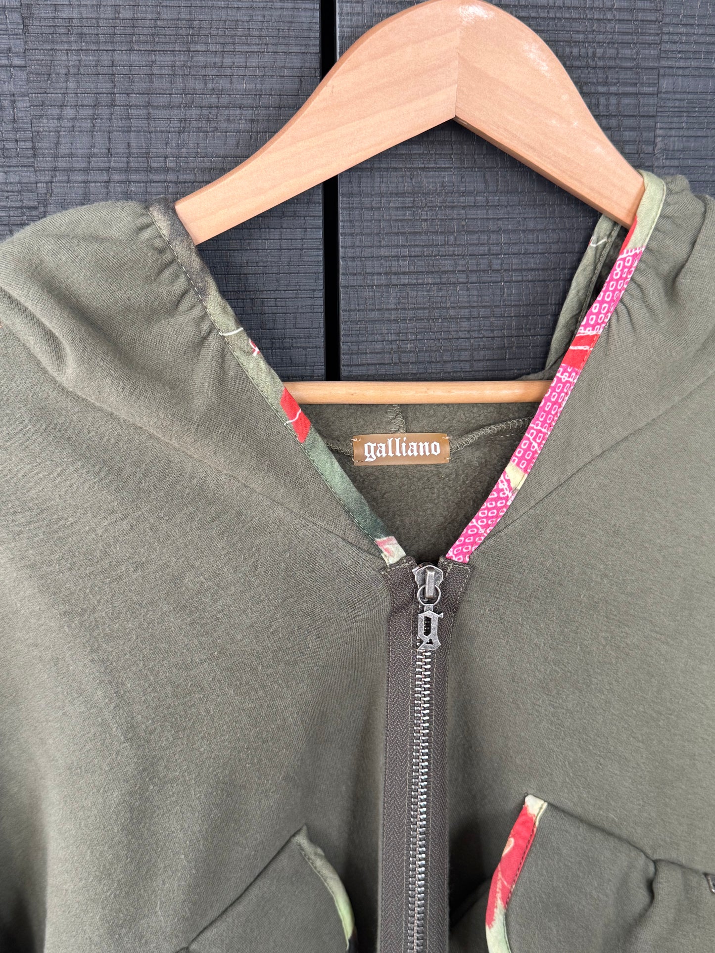 John Galliano Vintage Zip-Up Hoodie