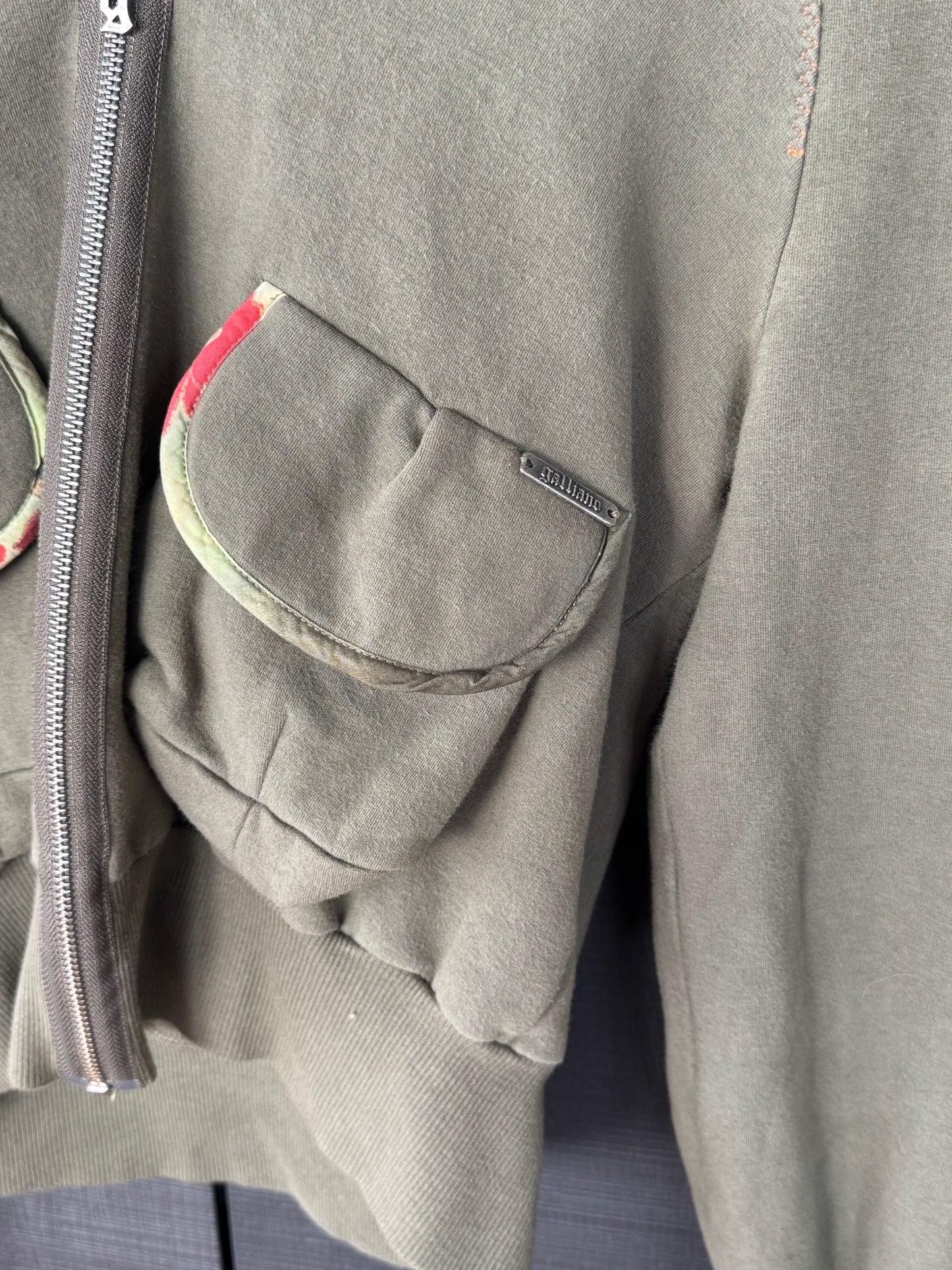 John Galliano Vintage Zip-Up Hoodie