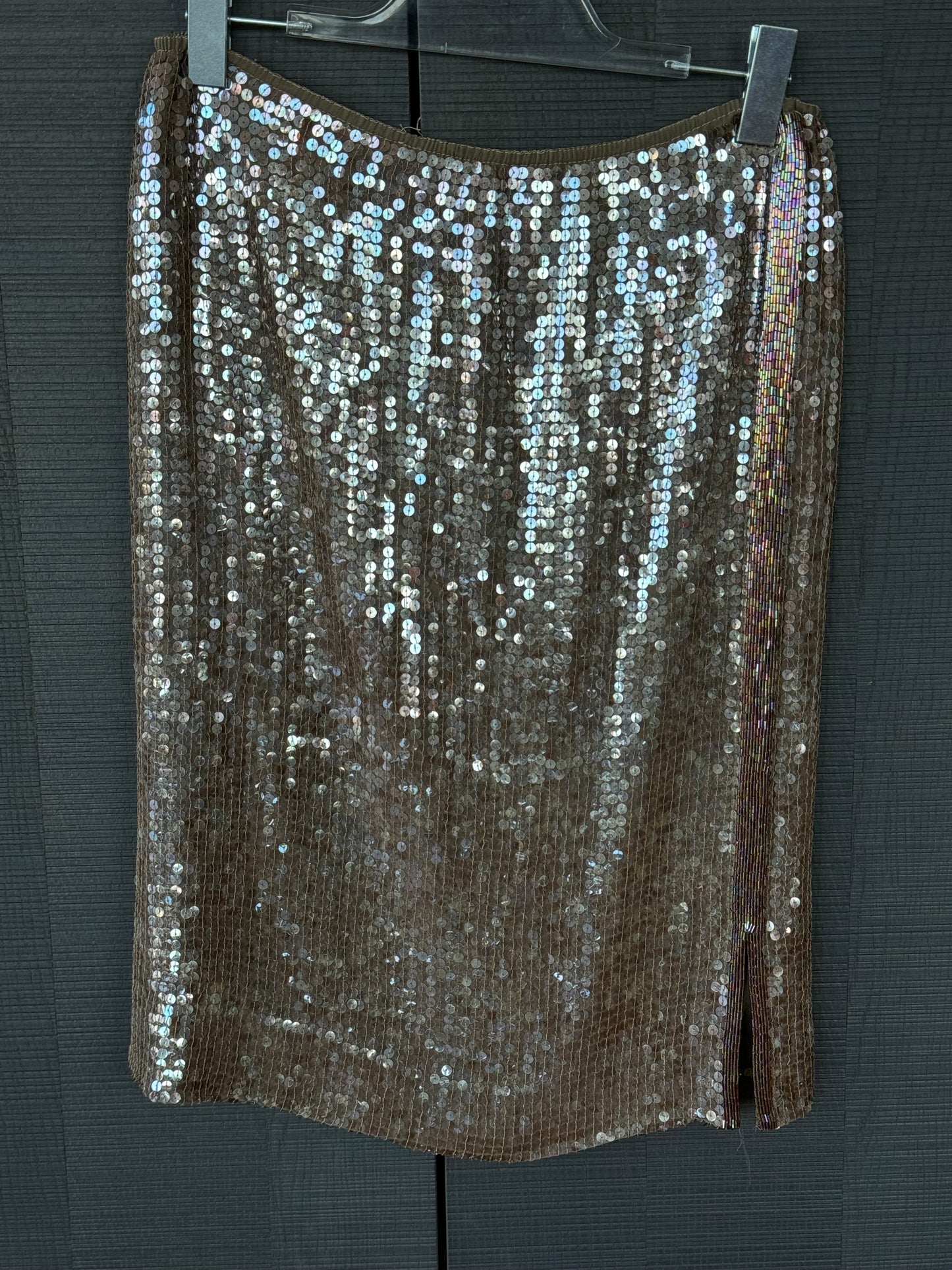 Unbranded Sequin/Silk Skirt