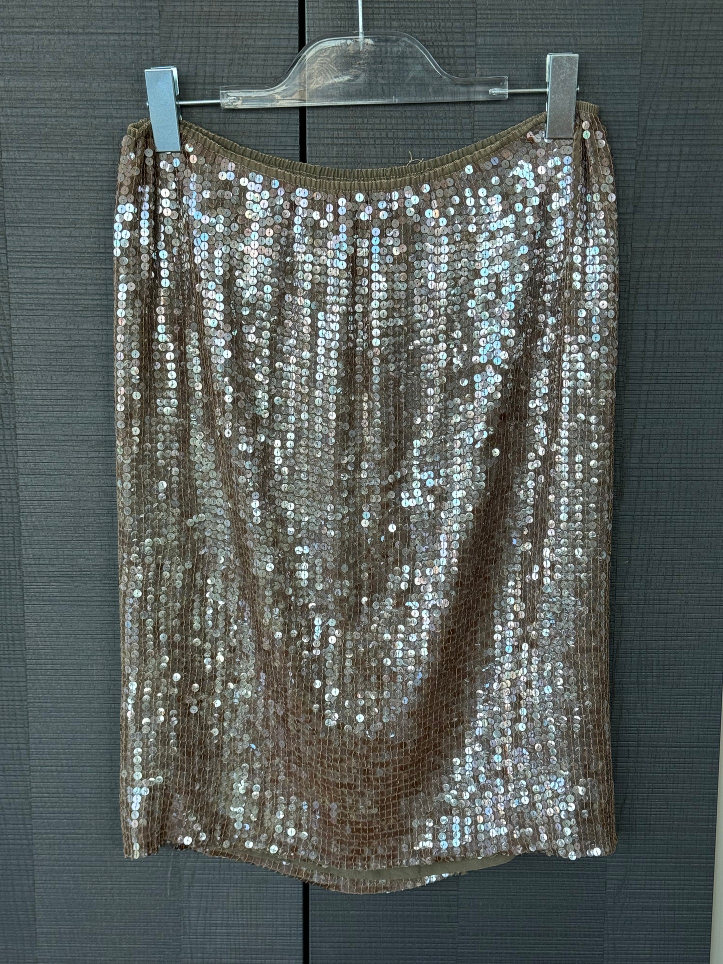 Unbranded Sequin/Silk Skirt