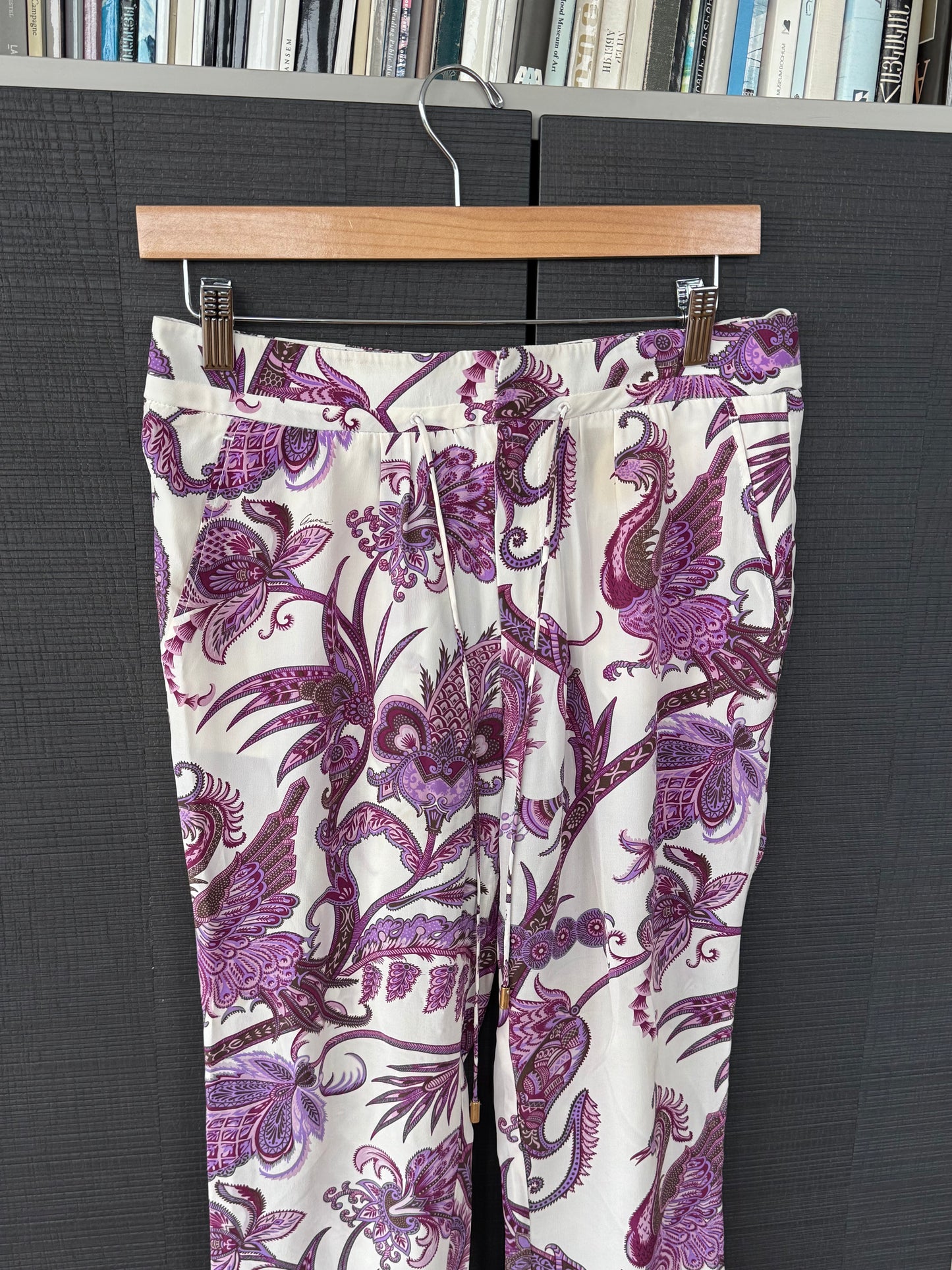 Gucci Resort 2012 Silk Print Pants