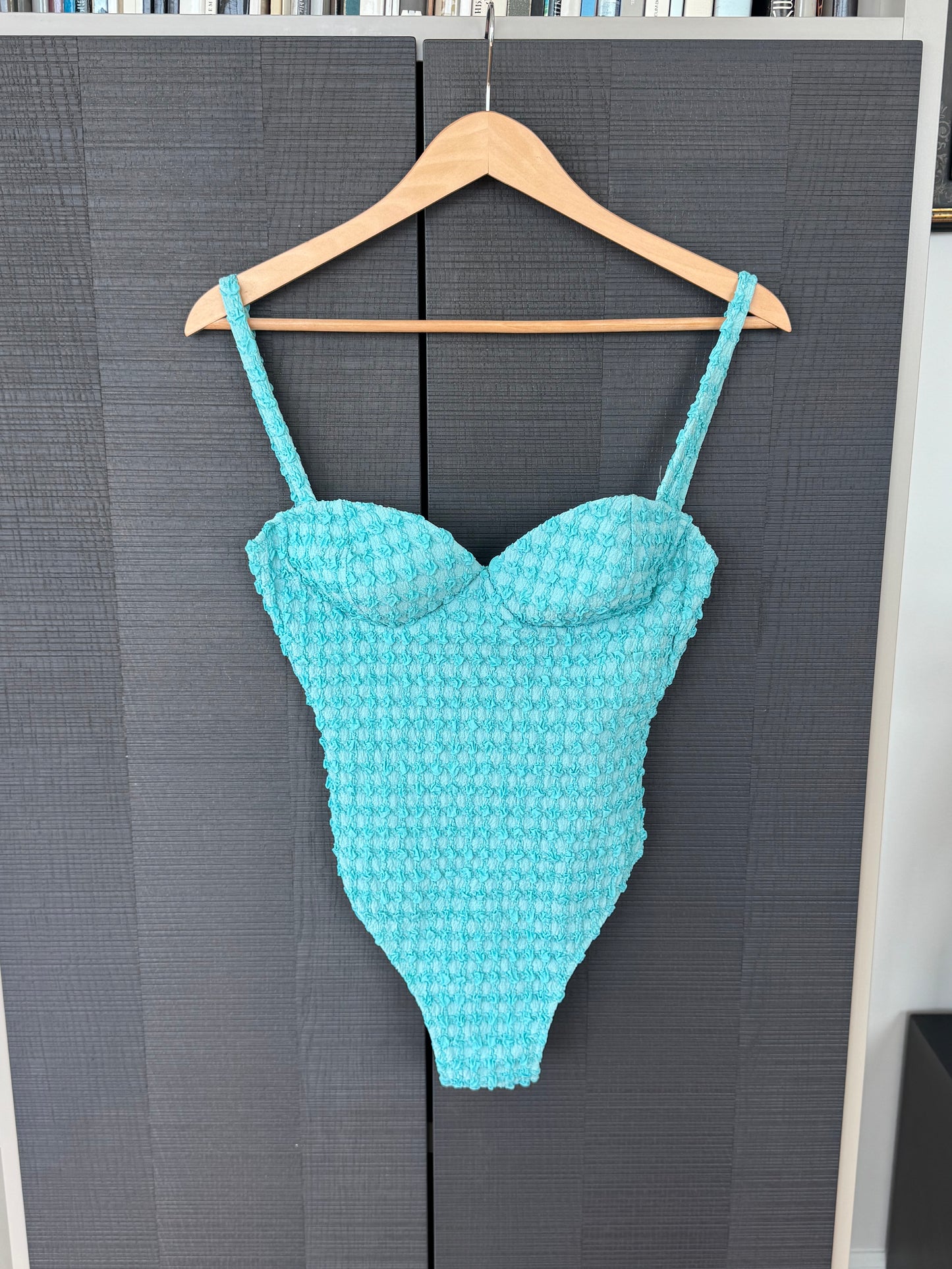 Vintage Blumarine Tweed Crystal One Piece Swimsuit