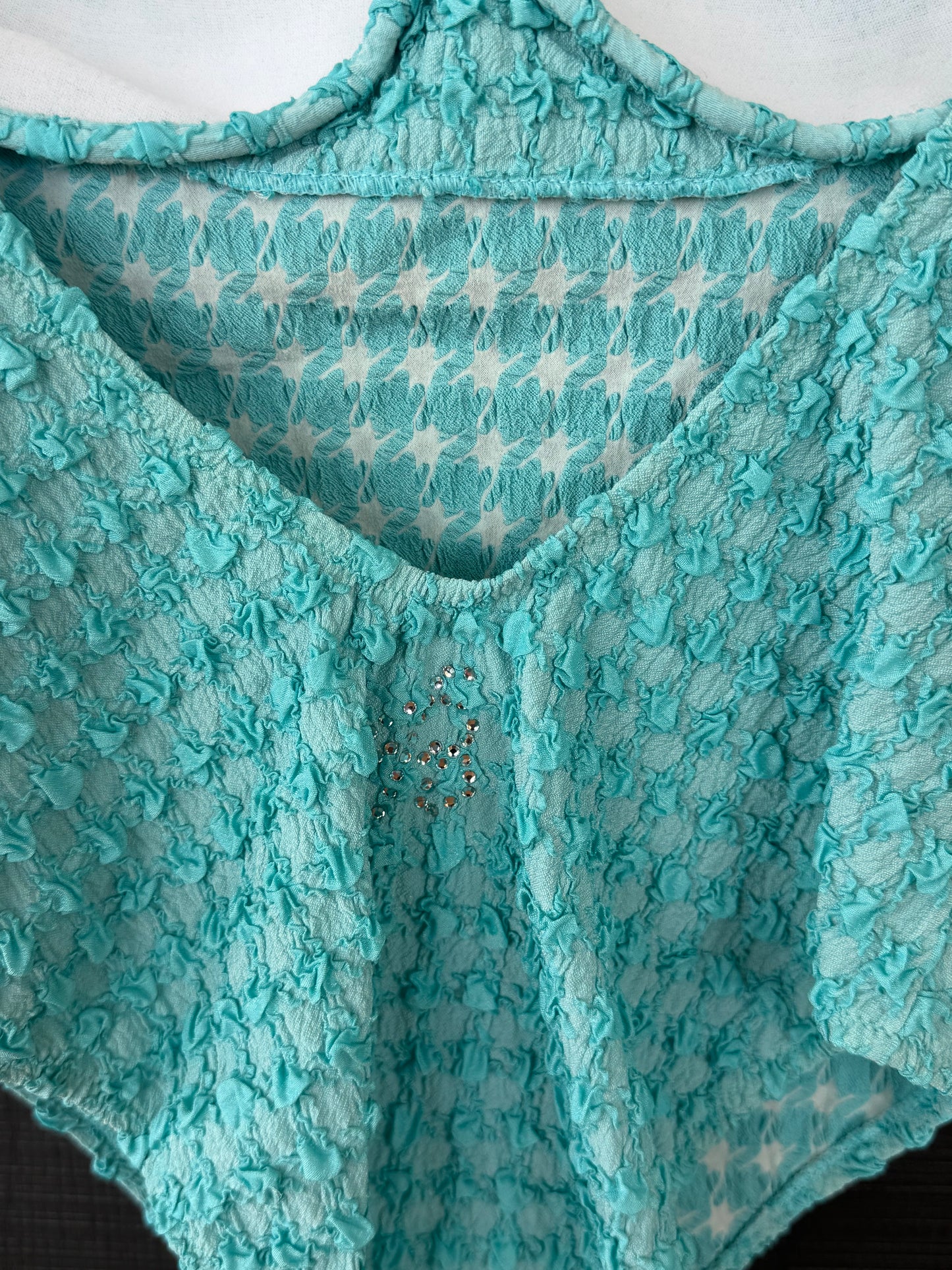 Vintage Blumarine Tweed Crystal One Piece Swimsuit