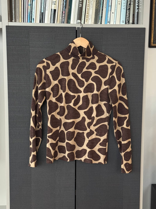 Dolce & Gabbana 1990s Giraffe Print Top