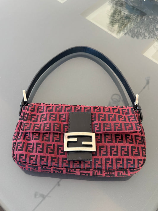 Vintage Fendi Monogram Zucca Baguette