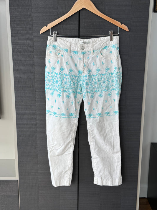 Junya Watanabe Comme des Garçons S/S 2004 Embroidered Capris