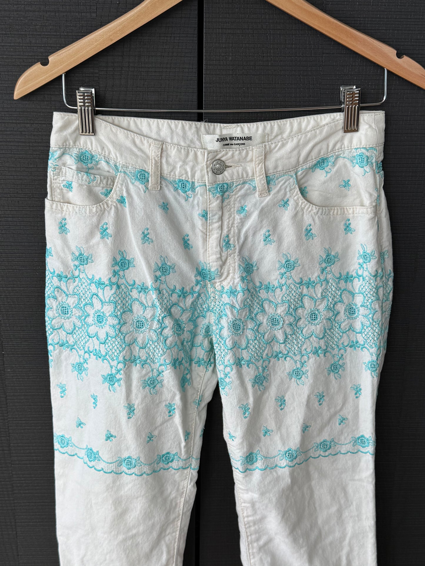 Junya Watanabe Comme des Garçons S/S 2004 Embroidered Capris