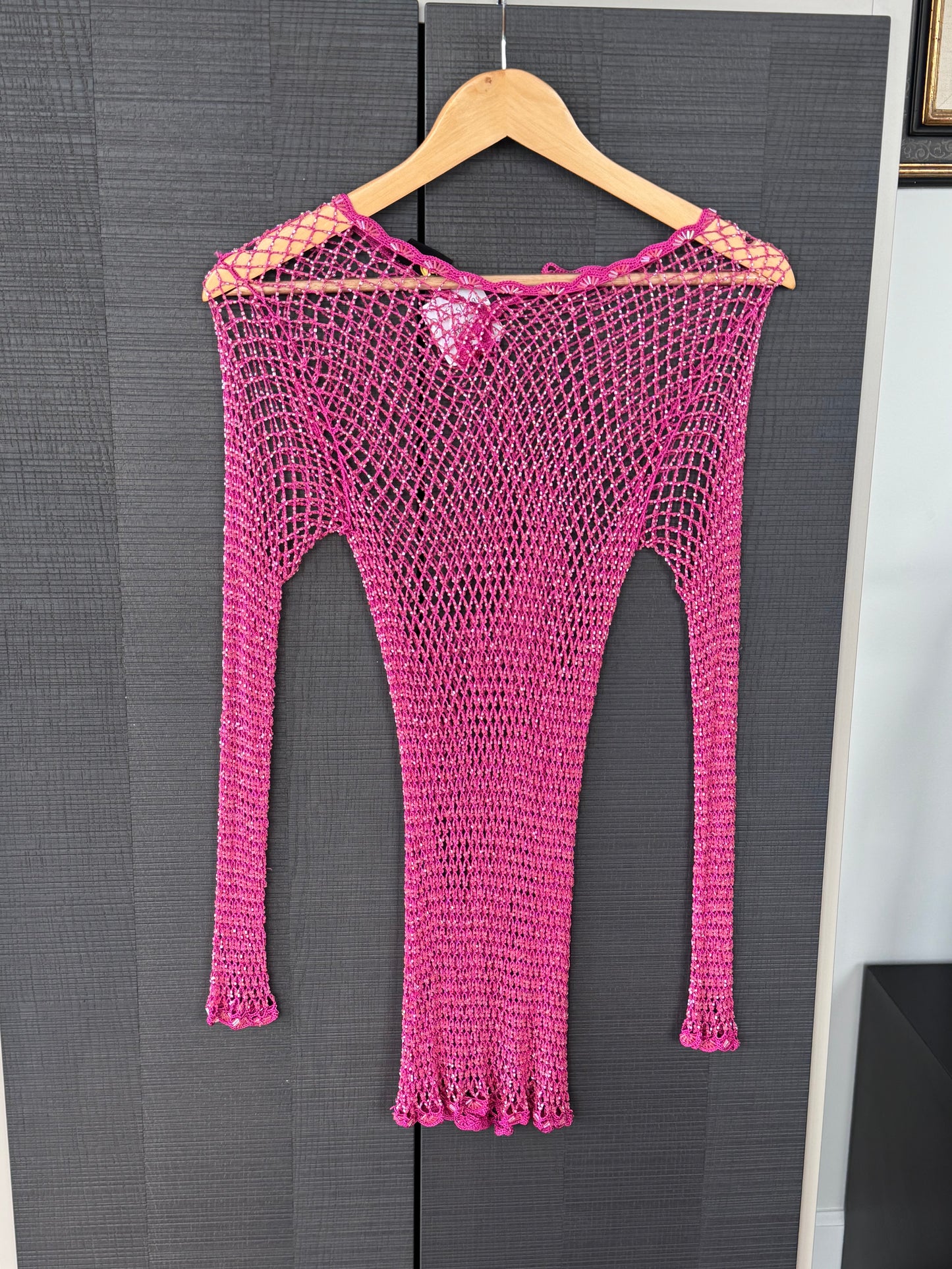 D&G Spring/Summer 1998 Crochet Beaded Top