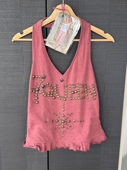 D&G S/S 2003 "7 Queen" Studded Halter Top