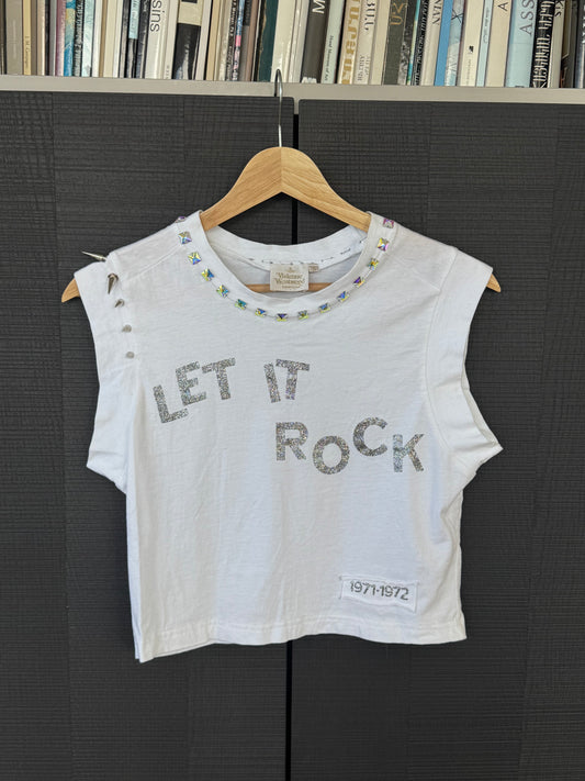 Vivienne Westwood Gold Label 1990s “Let It Rock” Studded Tank