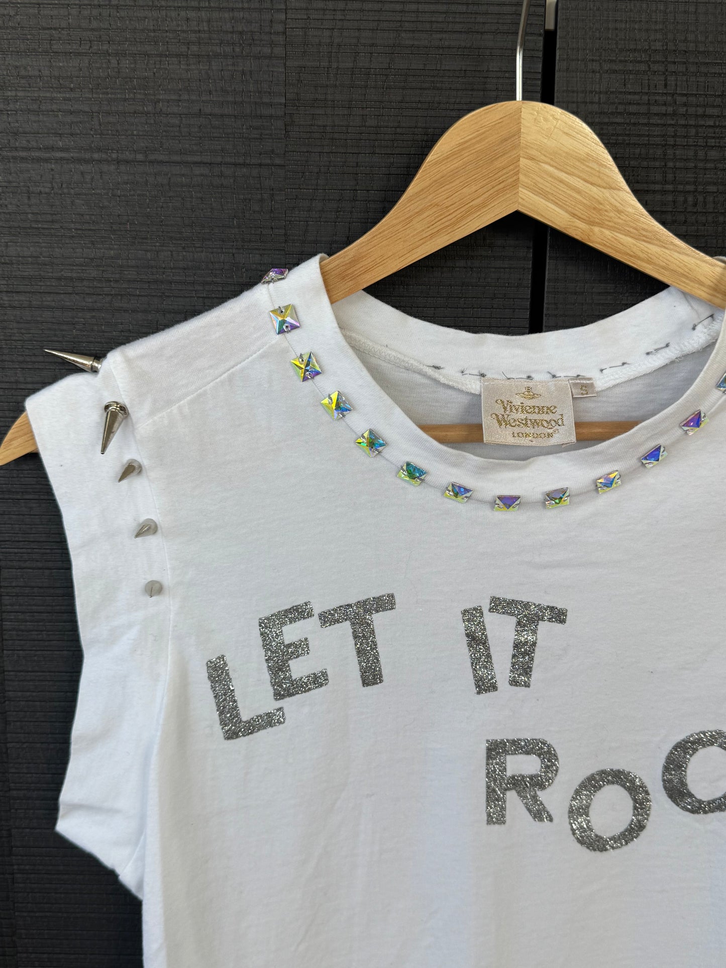 Vivienne Westwood Gold Label 1990s “Let It Rock” Studded Tank