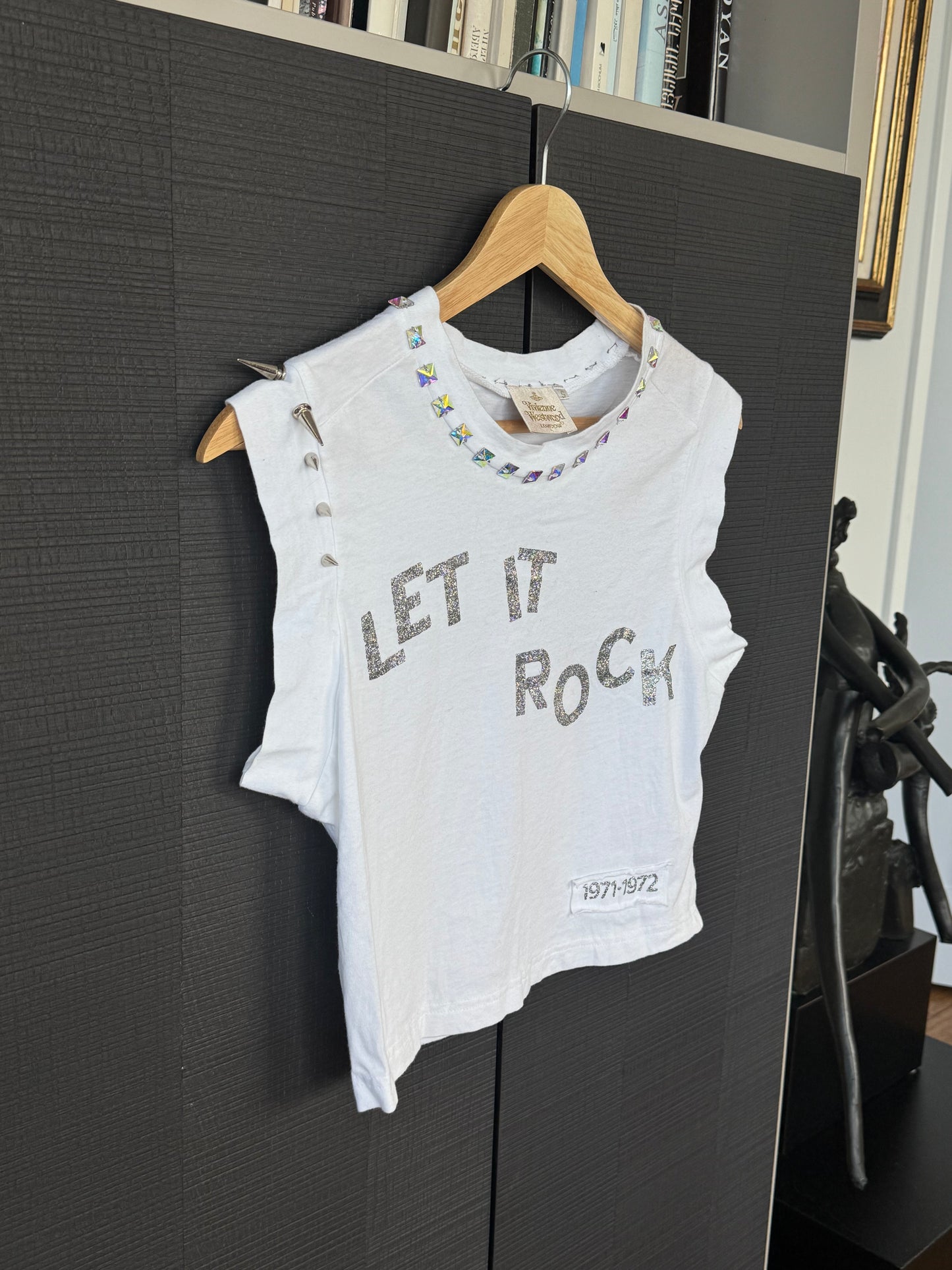 Vivienne Westwood Gold Label 1990s “Let It Rock” Studded Tank