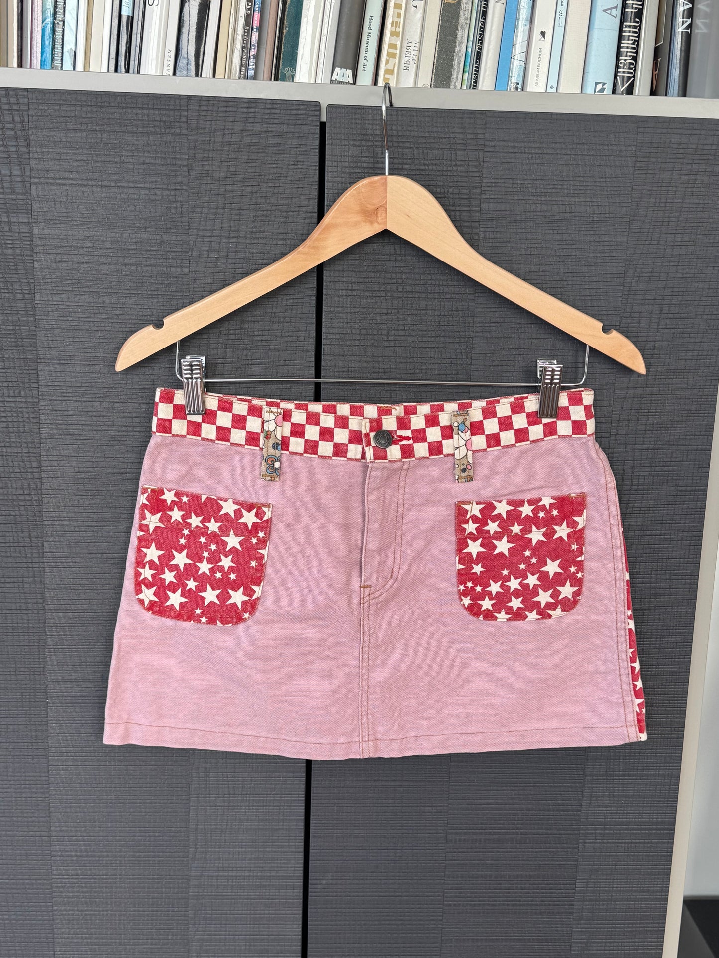 Hysteric Glamour Patchwork Printed Mini Skirt
