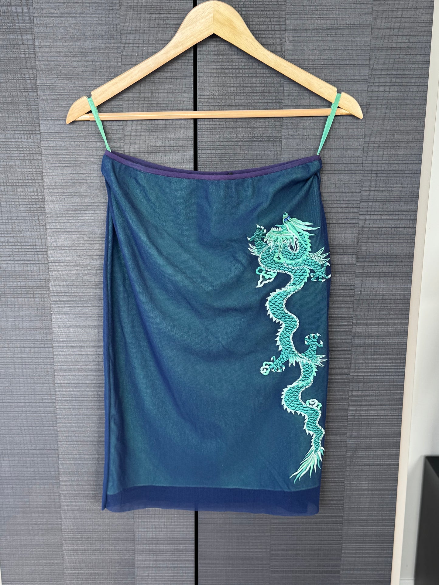 Vivienne Tam Mesh Dragon Skirt