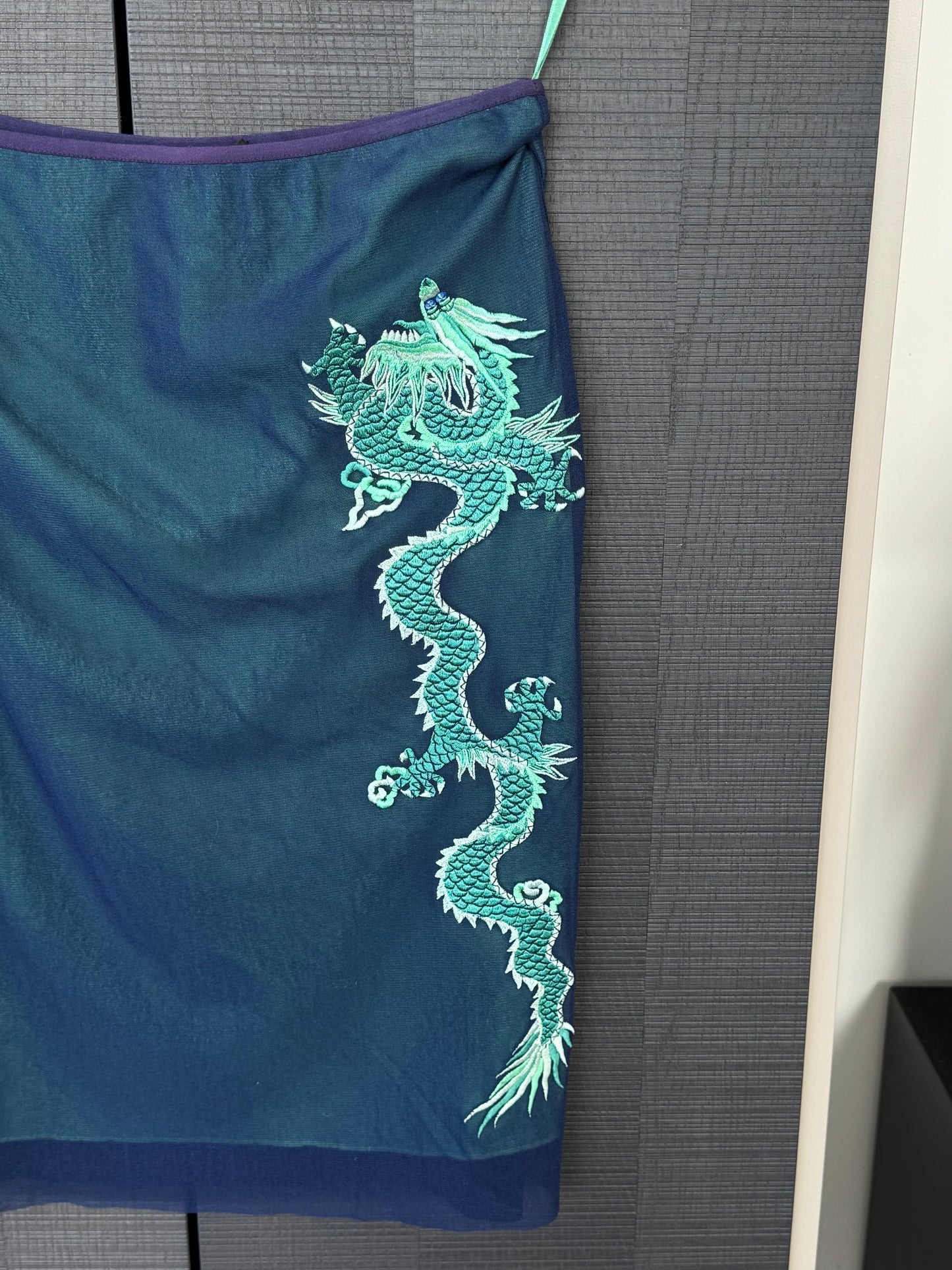Vivienne Tam Mesh Dragon Skirt
