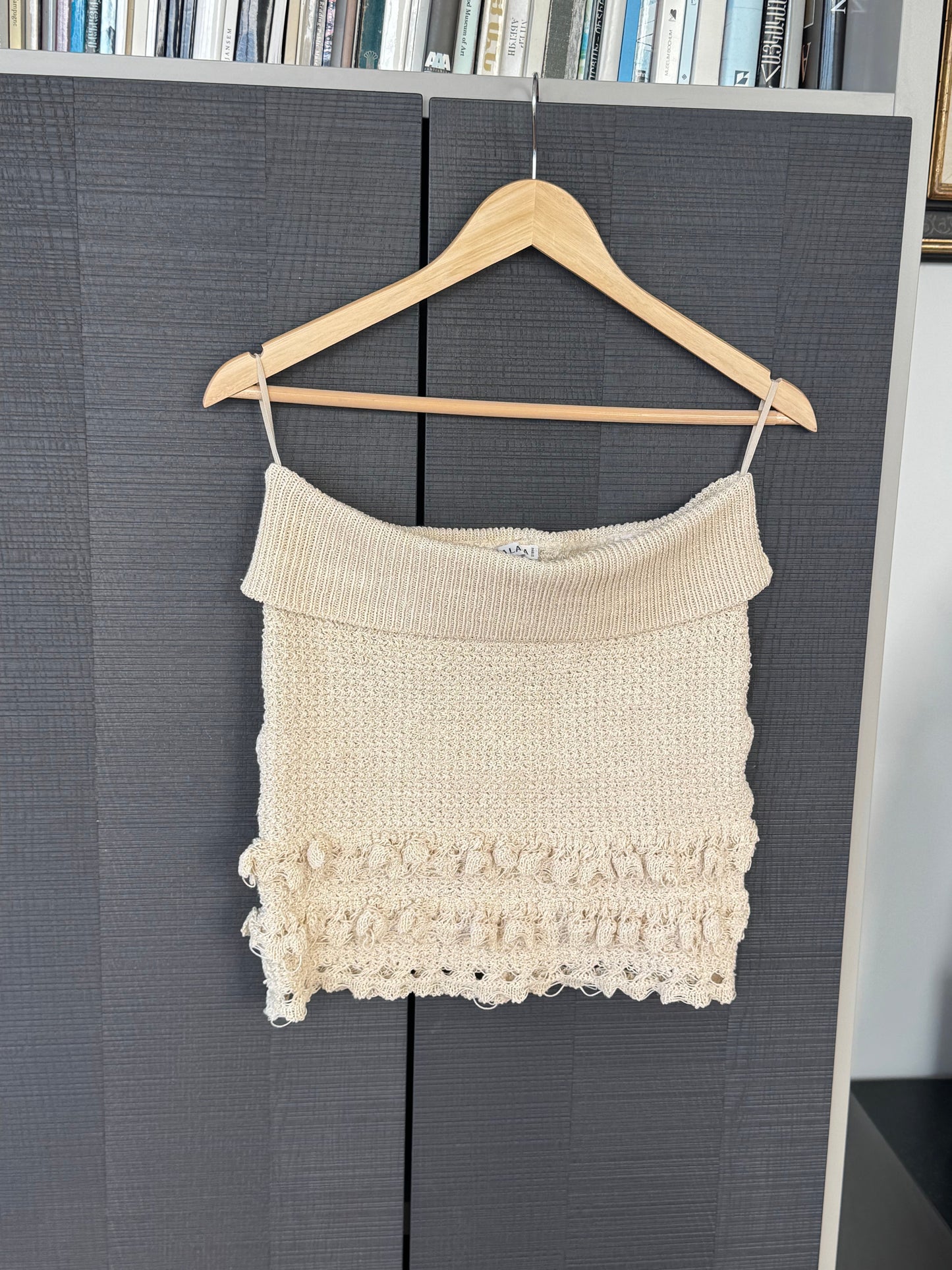 Azzedine Alaïa ss1990 Linen Mini Skirt