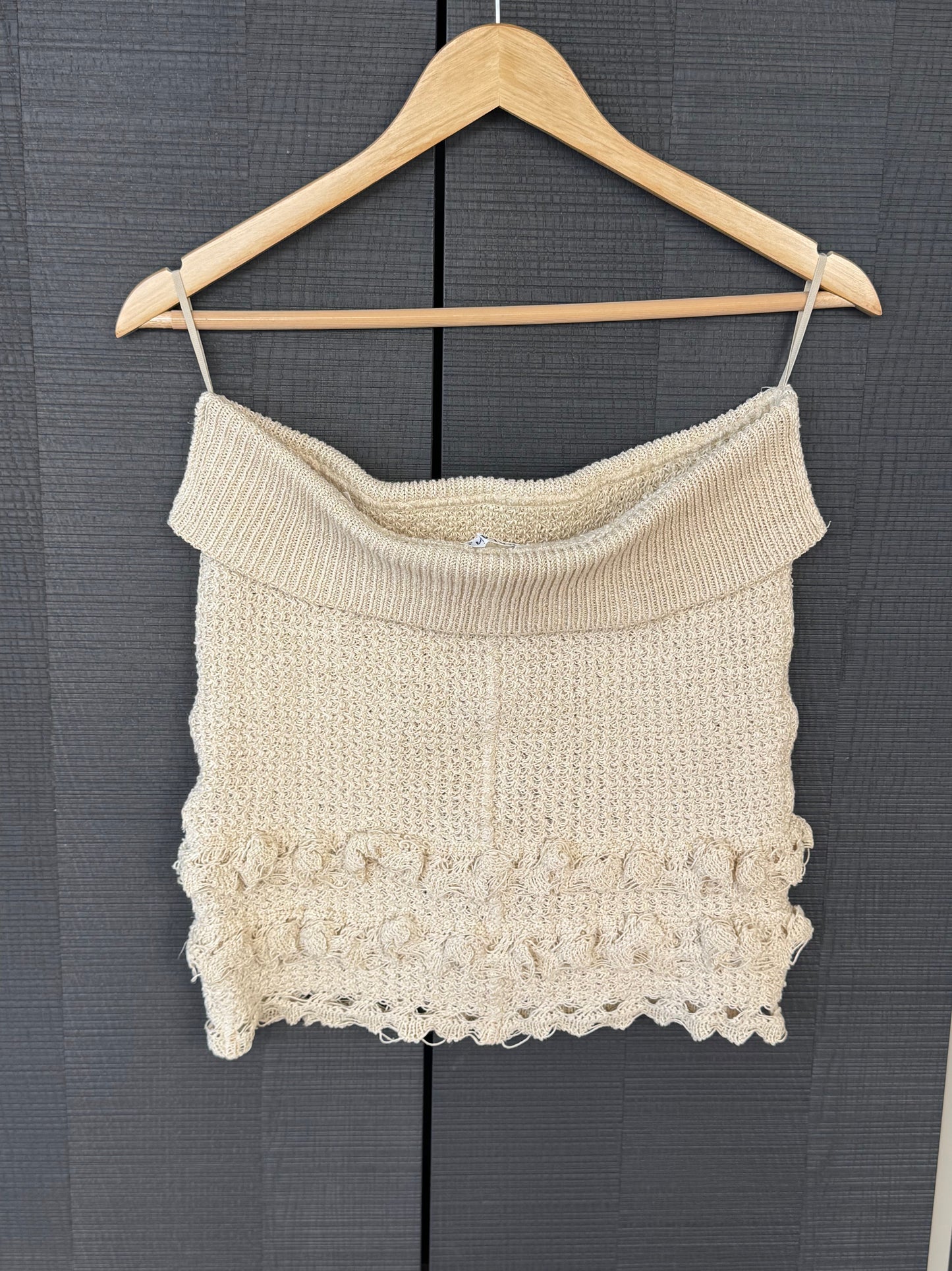 Azzedine Alaïa ss1990 Linen Mini Skirt