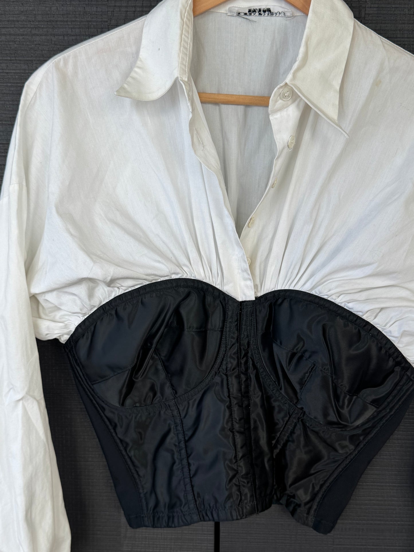 Dolce & Gabbana Runway FW1992 Corseted Shirt (as seen on Christy Turlington)